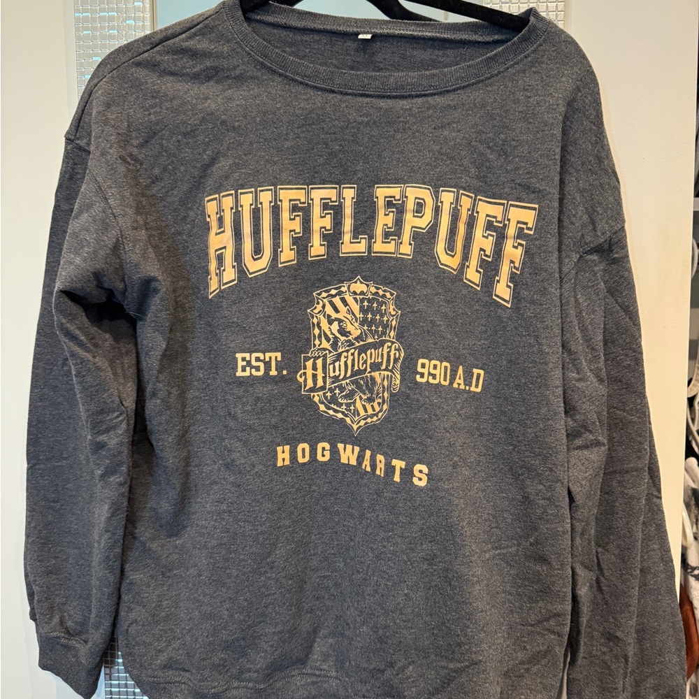 Hufflepuff Gray Sweatshirt